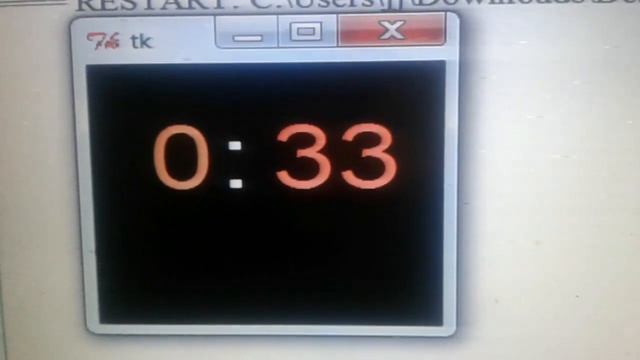 Timer in tkinter python смотреть онлайн