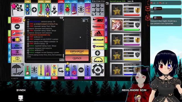 Развиваем Свой Бизнес | Коллаб со @Svar Hayashi [RuVtuber] | Monopoly [#Vtuber]