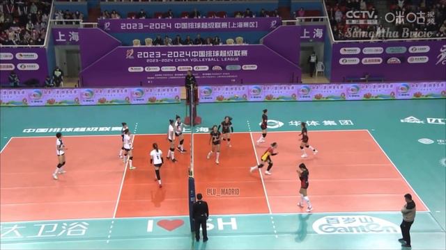 Samantha Bricio | Shanghai Vs Liaoning | China Volleyball League 2023/24 | Round 13