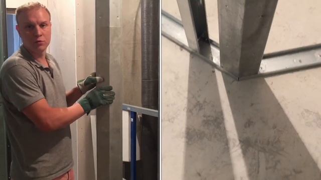 Усиление углов под гипс.