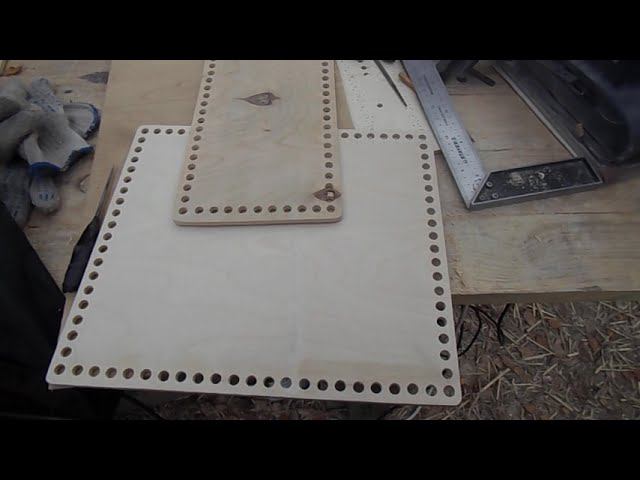 60 Изготовление донышек для рукоделия из фанеры. 2 часть. Корректировка размеров смотреть онлайн