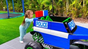 Мия в забавной истории для детей про полицейскую погоню