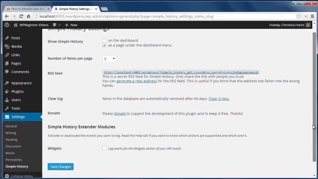 How to Monitor User Activity in WordPress with Simple History смотреть онлайн