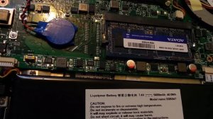 Разбор и доработка нетбука DNS