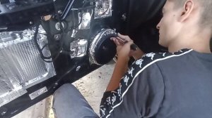 Установка динамиков Dl audio raven 200 на chery Tiggo t11 Fl