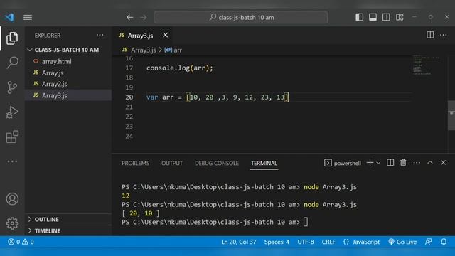Learn JavaScript | Arrays Basic | Part 8 | Coder Banjao смотреть онлайн