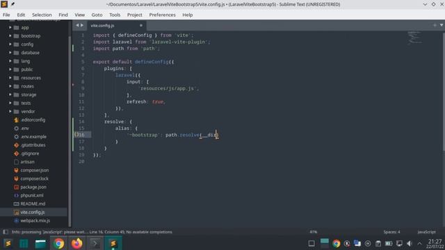 ???COMO INSTALAR BOOTSTRAP 5 EN LARAVEL 9 VITE Y AUTHENTICACION LARAVEL/UI, PROCDIMIENTO CORRECTO!! смотреть онлайн
