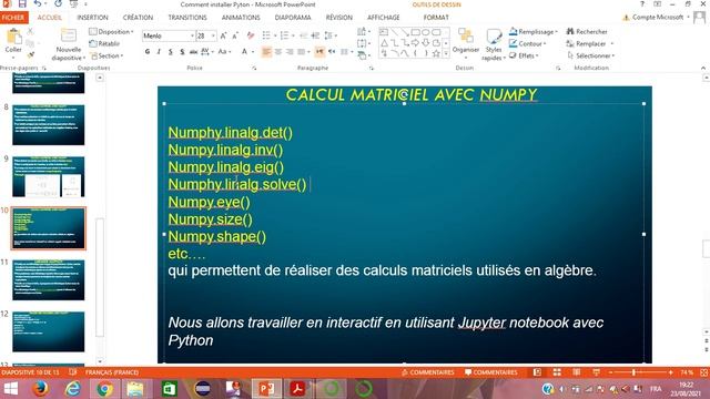 Programmer avec Python : Calcul Matriciel avec la Bibliothèque NumPy 3/3 смотреть онлайн