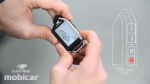 Как настроить автозапуск на сигнализации SCHER KHAN MOBICAR с брелка по температуре