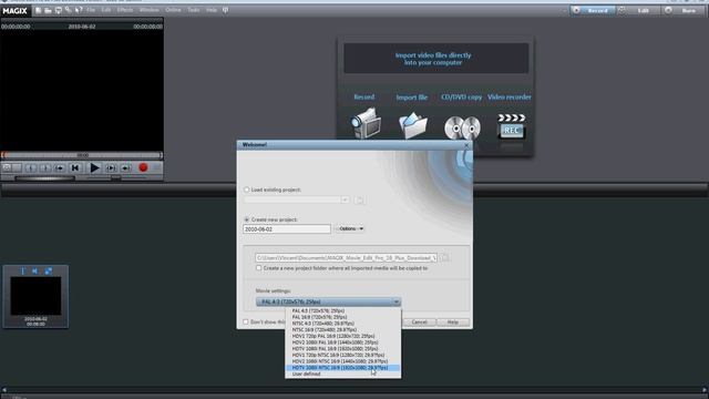 How to go to widescreen in MAGIX Movie Edit Pro 16 Plus смотреть онлайн