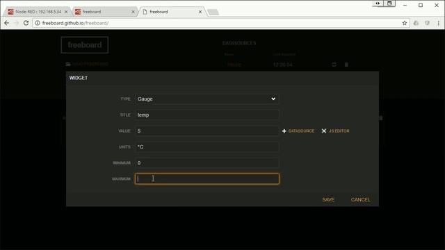 Utilisation de freeboard avec node-red (raspberry pi) смотреть онлайн