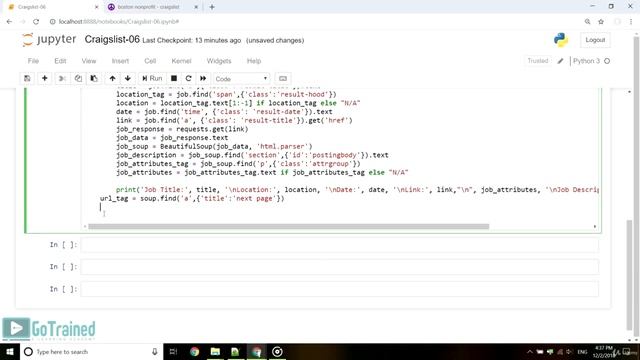 Web Scraping with Python BeautifulSoup & Requests | Crawling & Scraping Next Pages смотреть онлайн