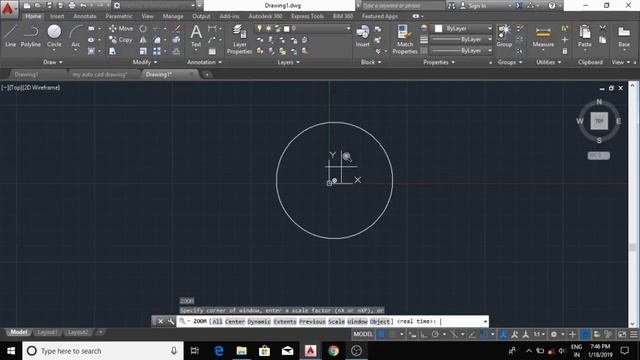 AutoCad Tutorial in Hindi:: Zoom Command:: How to Use Zoom Command смотреть онлайн