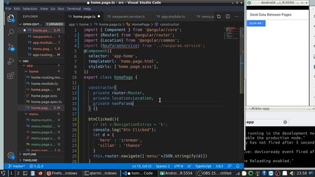 Ionic 5 for Beginners : Passing data between pages using service - Part 2 смотреть онлайн