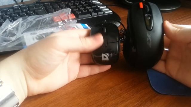 Видеообзор проводной оптической мыши Defender MS-130