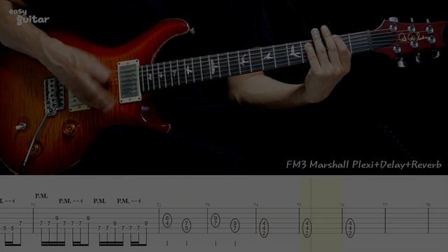 Yiruma(Elvins.J) - River Flows In You Rock Guitar Lesson With Tab(Slow Tempo)