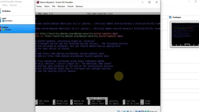 Konfigurasi Repository Debian 10 / Buster secara online di VirtualBox смотреть онлайн