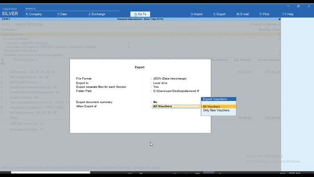 IFF RETURN BY TALLY PRIME | HOW TO EXPORT JSON FILE FOR IFF RETURN BY USING TALLY PRIME смотреть онлайн