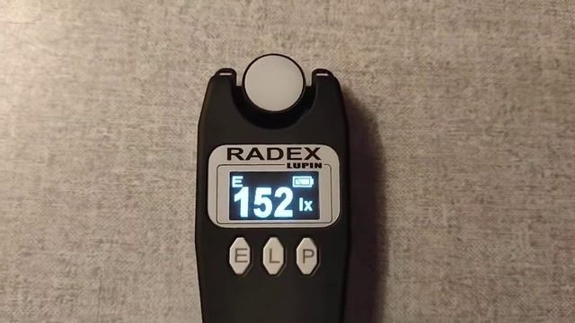 Демонстрация работы люксметра Radex Lupin смотреть онлайн