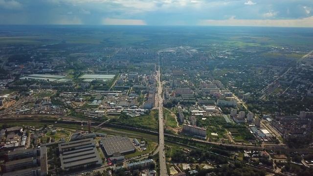 4K. Вологда. Панорама центра. Вологодская область. смотреть онлайн