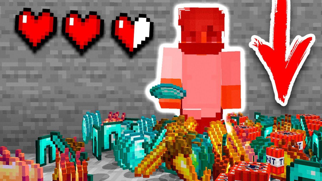 Майнкрафт, но за УРОН получаю ДОНАТ Предмет! Грифер Шоу с Нуля смотреть онлайн