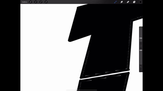 procreate - procreate Graffiti lettering for beginners - iPad tutorial how to & basics - Letter A смотреть онлайн