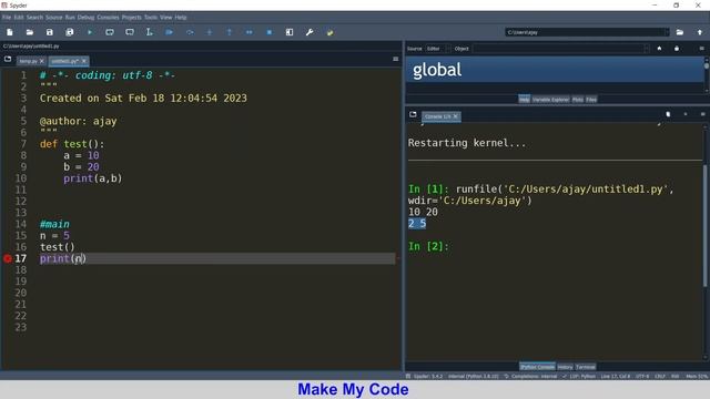 #41 Scope of Variables in Python | Global Keyword смотреть онлайн