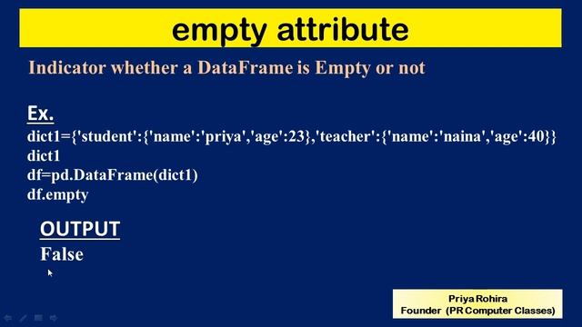 Attributes of DataFrame | index |columns|size|shape|ndim|T|Empty|len()|values|count| 12 IP| Python смотреть онлайн