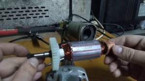Замена ротора (якоря) на болгарке своими руками