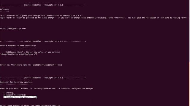install weblogic linux command line(cli/console mode) смотреть онлайн