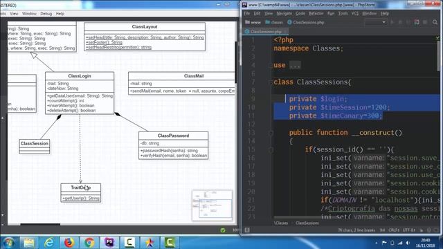 Cadastro e Login em PHP & MYSQL - #34 Finalizando Diagrama de Classes смотреть онлайн