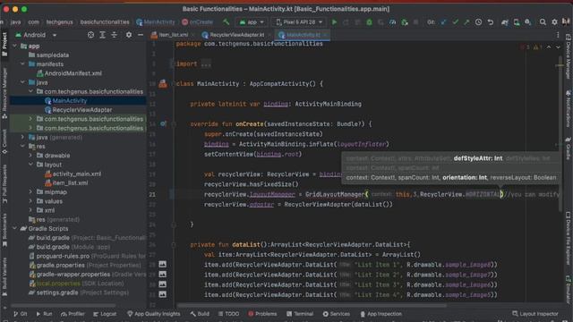 Horizontal RecyclerView in Kotlin 2023 - Android Tutorial Part 3 смотреть онлайн