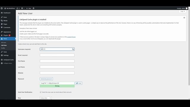 How to add new user on WordPress смотреть онлайн