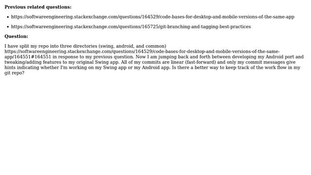 Software Engineering: Tracking work history in a git repo смотреть онлайн
