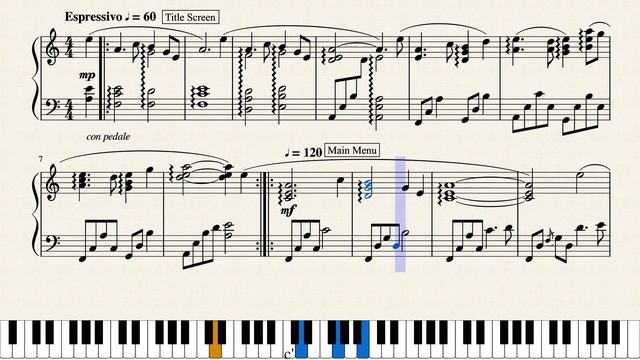 Naruto Shippuden: Ultimate Ninja Storm 2 - The Calm Before the Storm (Piano Sheet Music) смотреть онлайн