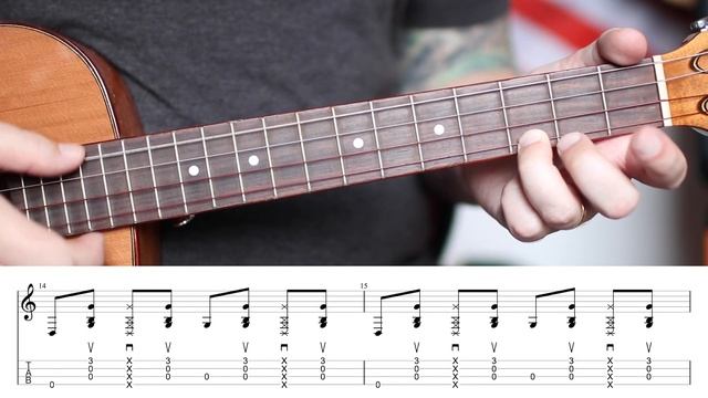 Country Strum - Baritone Ukulele Tutorial смотреть онлайн