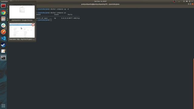 Running Phpmyadmin over Docker container. [Step by Step Tutorial] смотреть онлайн