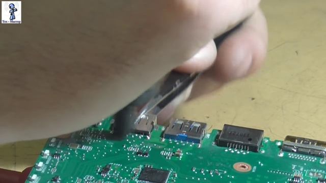Ноутбук Asus - замена USB разъёма смотреть онлайн