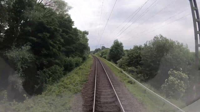 Führerstandsmitfahrt Streckenkunde Br 193 Von Oberhausen Nach Osnabrück über Münster Güterumgehung