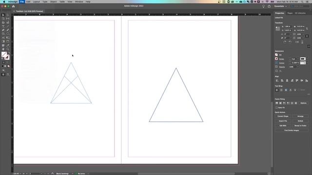 How to Make a Triangle - InDesign Tutorial for Beginners смотреть онлайн
