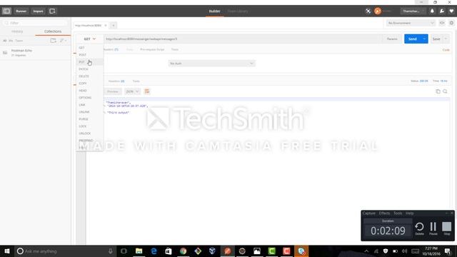 Messages output in Postman Rest Client смотреть онлайн