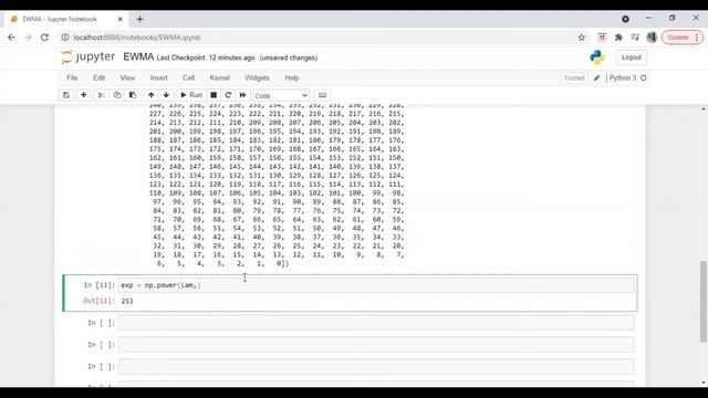EWMA - Exponential Weighted Moving Average Volatility for VaR смотреть онлайн