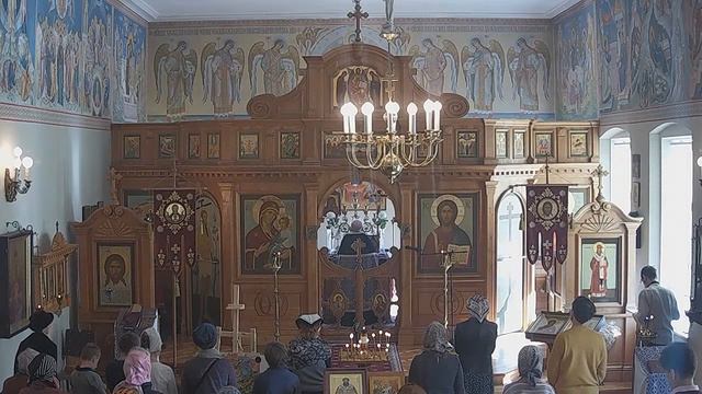 Божественная литургия. Неделя 2-я Великого поста. Свт. Григория Паламы. 20.03.2022 смотреть онлайн