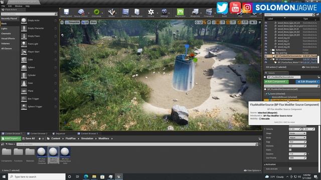 Fluid Flux Tutorial ~ How to Get started ~ Real-Time Ocean & Rivers for Unreal Engine смотреть онлайн