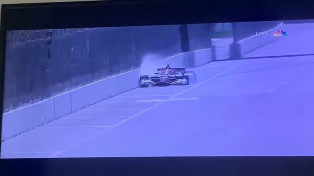 2022 Indycar Firestone GP Of St. Petersburg - David Malukas Crash смотреть онлайн