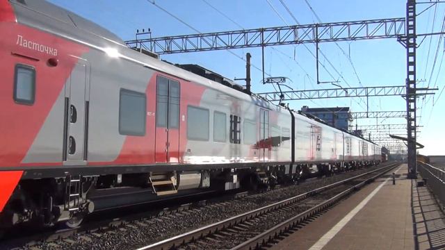 Электропоезд ЭС1-006 «Ласточка» смотреть онлайн