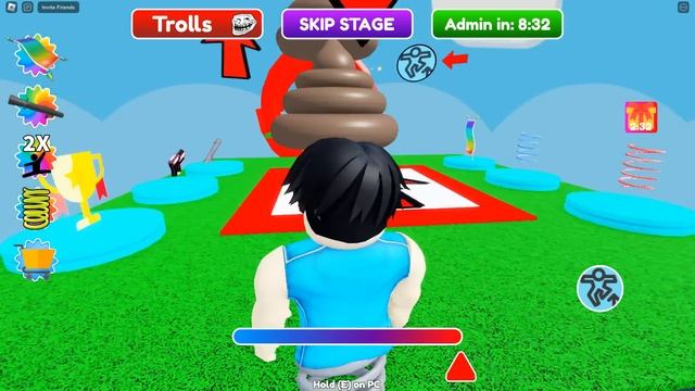 ?ОББИ НО Я НАПОЛОВИНУ ПРУЖИНА В РОБЛОКС! ШЕДИ ROBLOX Easy Spring Obby смотреть онлайн