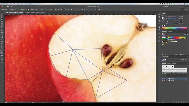 Adobe Illustrator — Практика 2: создание полигональной иллюстрации смотреть онлайн