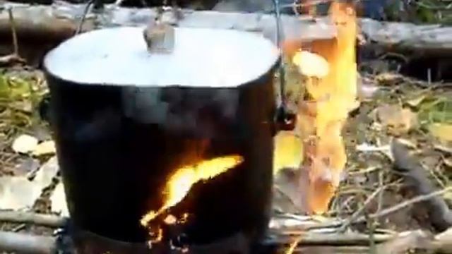 Туристическая печка-щепочница смотреть онлайн