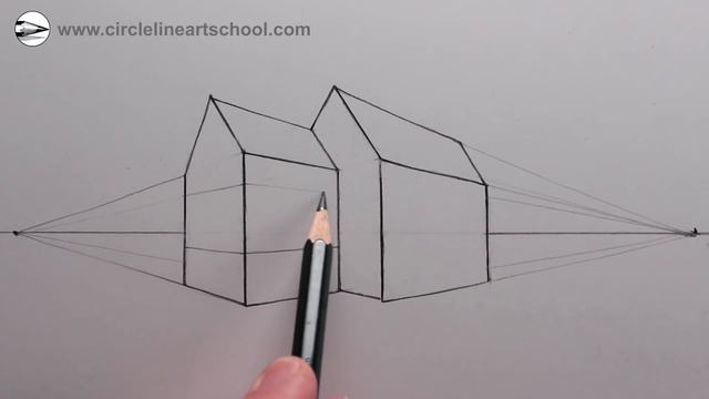 Draw a House using Two Point Perspective: Narrated смотреть онлайн
